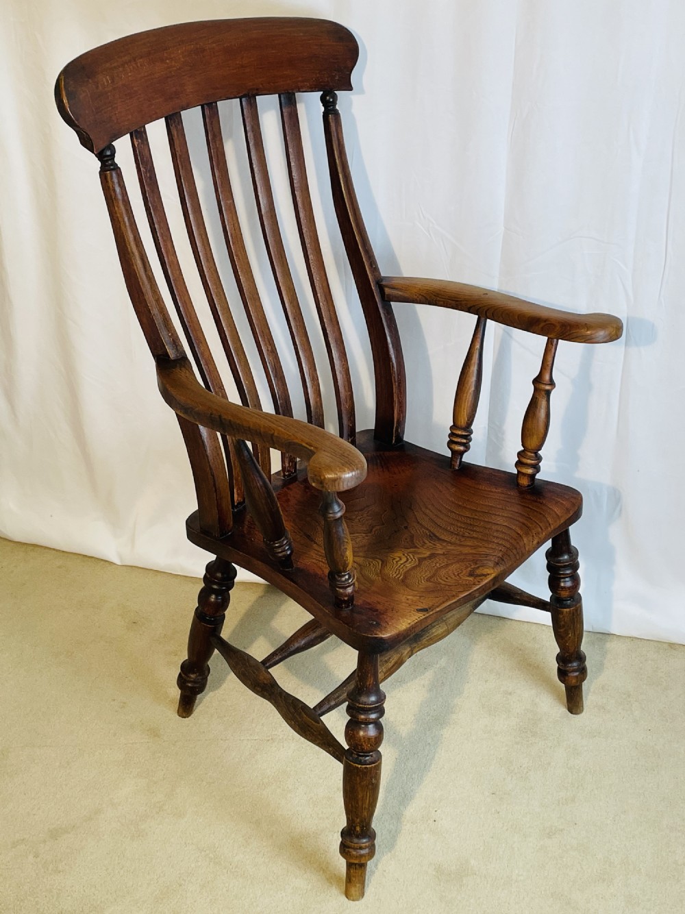 Superb Windsor Lath Back Country Chair View II