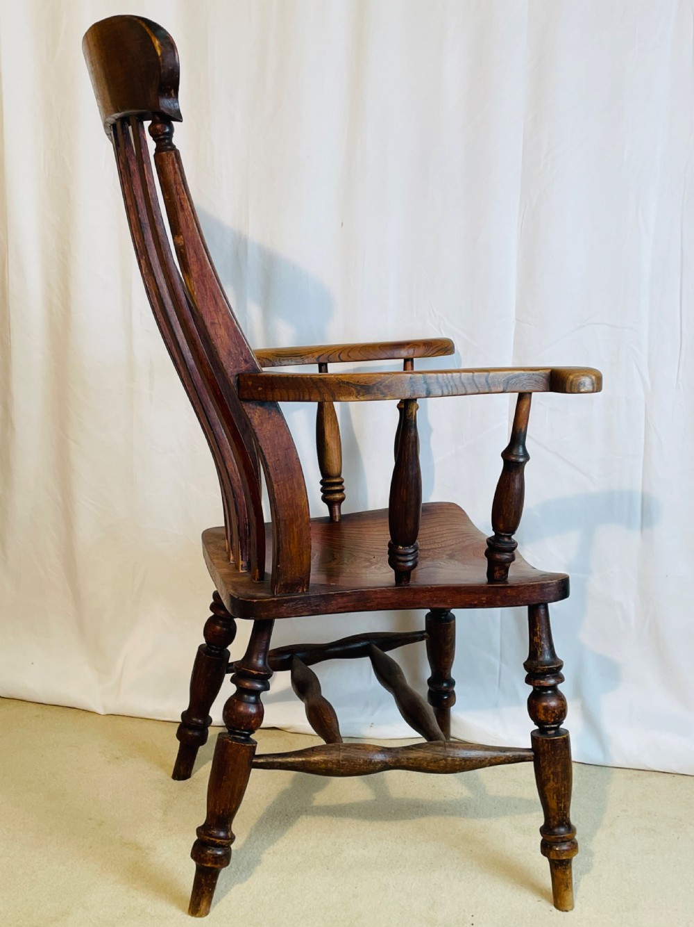Superb Windsor Lath Back Country Chair View IV