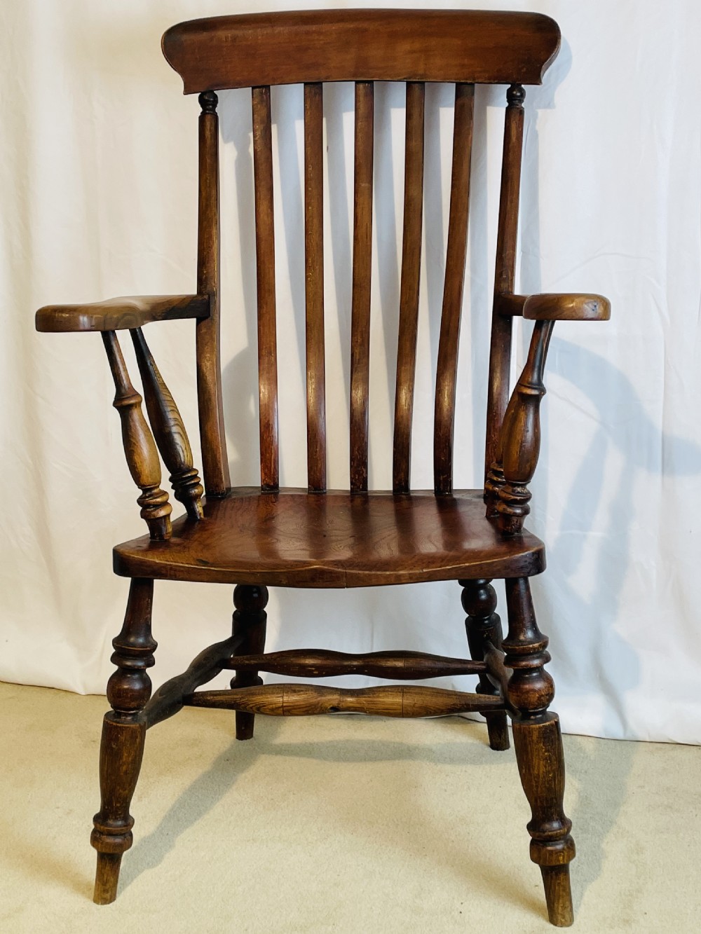 Superb Windsor Lath Back Country Chair View V
