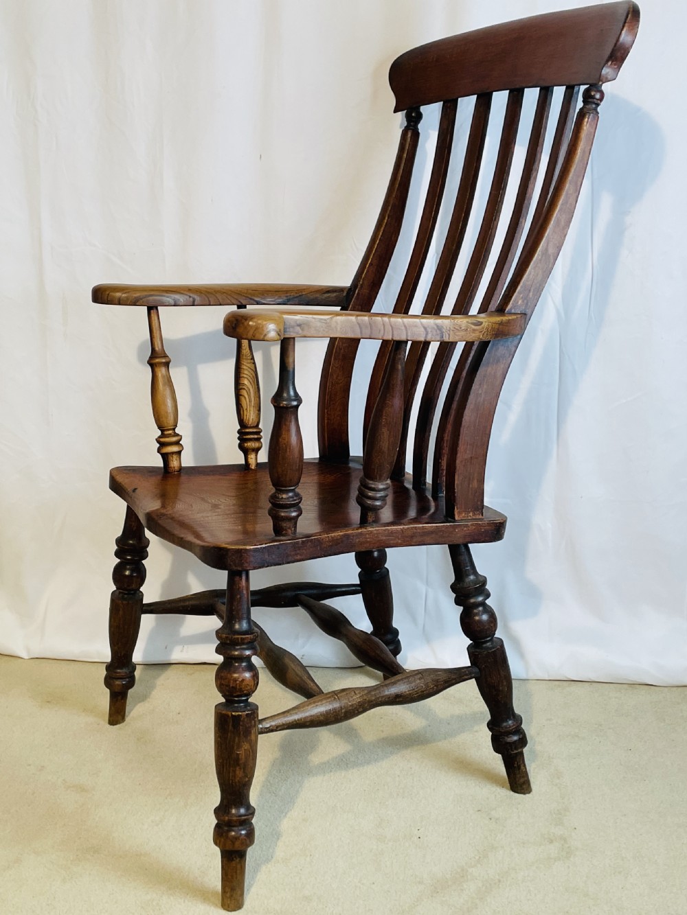 Superb Windsor Lath Back Country Chair View VIII
