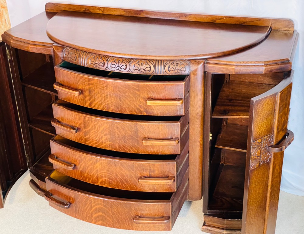Substantial Quality Oak Sideboard 1920’s View III