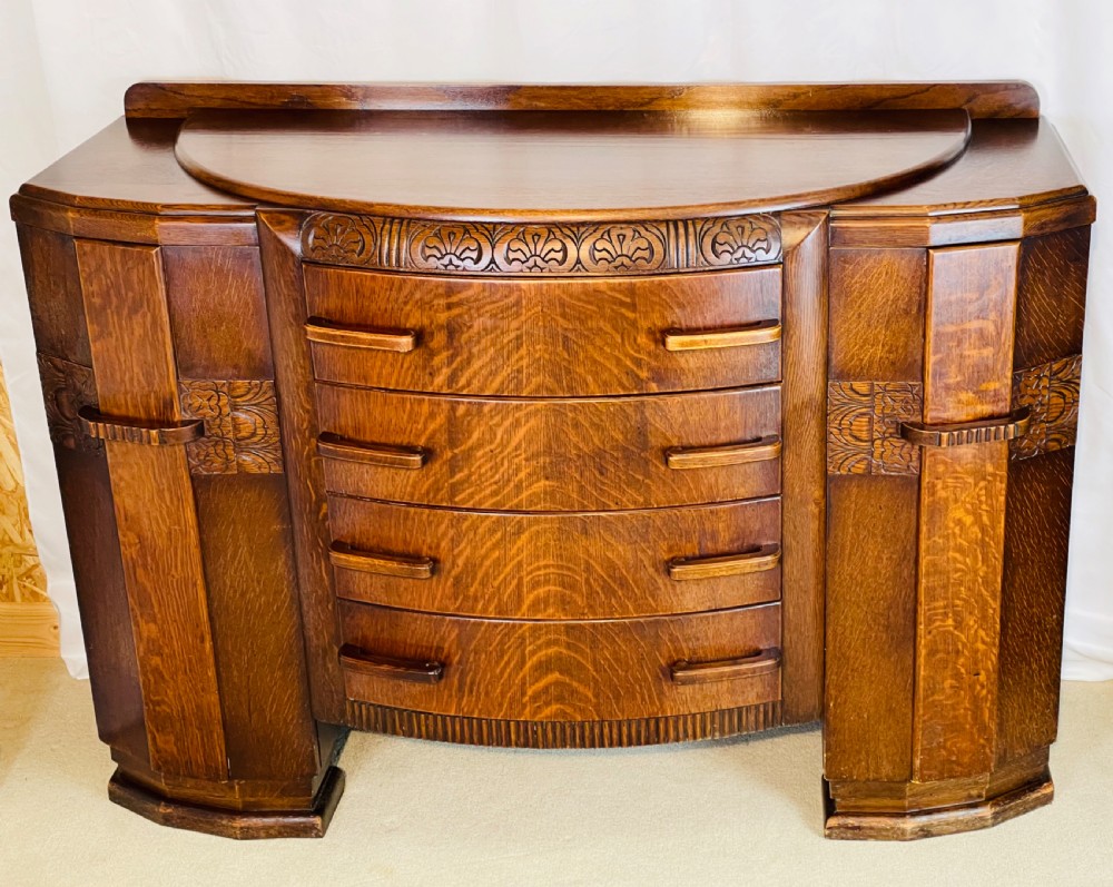 Substantial Quality Oak Sideboard 1920’s View VII