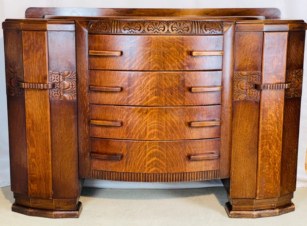 Substantial Quality Oak Sideboard 1920’s View XI