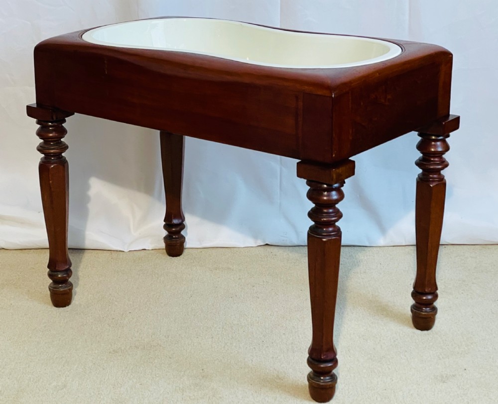 Quality Early Victorian Mahogany Stool Bidet View II