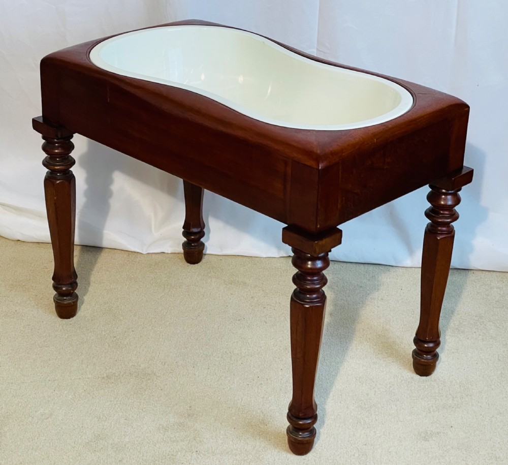 Quality Early Victorian Mahogany Stool Bidet View IV