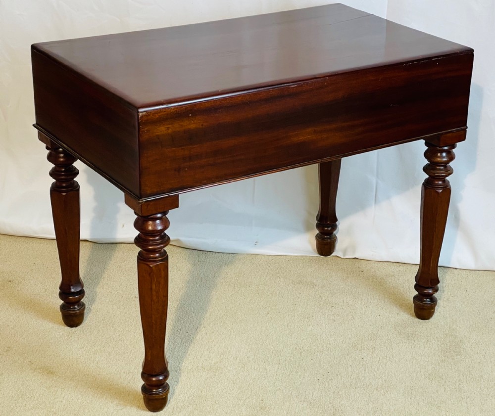 Quality Early Victorian Mahogany Stool Bidet View X