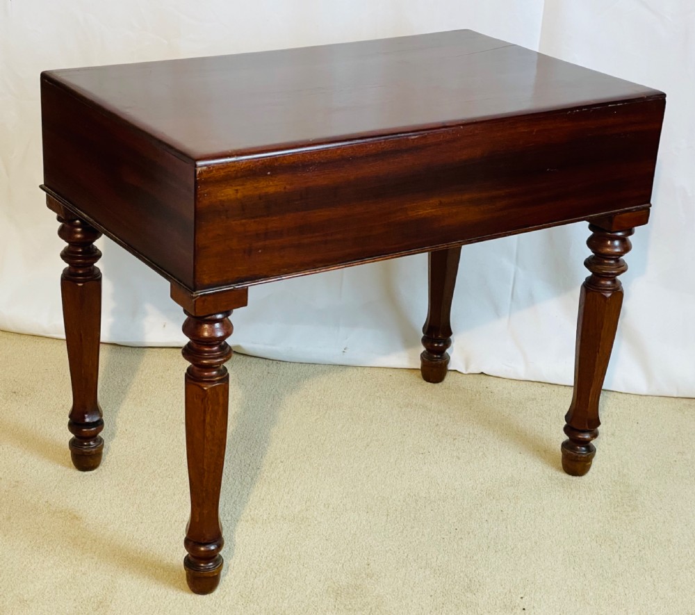 Quality Early Victorian Mahogany Stool Bidet View XI
