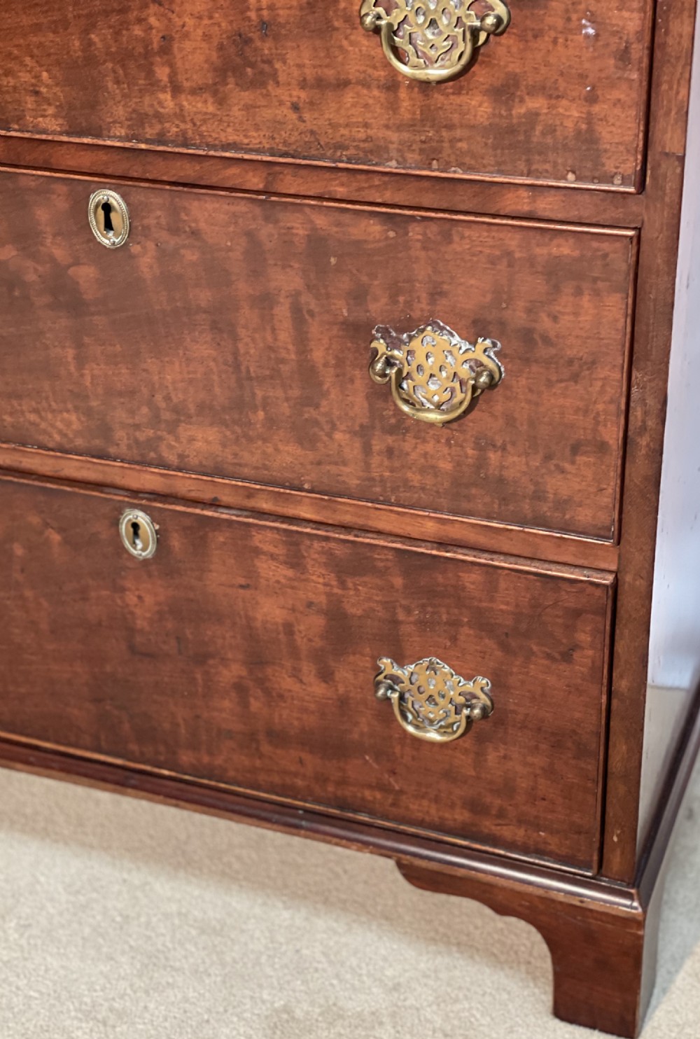 Plum Pudding Mahogany 3 Drawer Chest View X