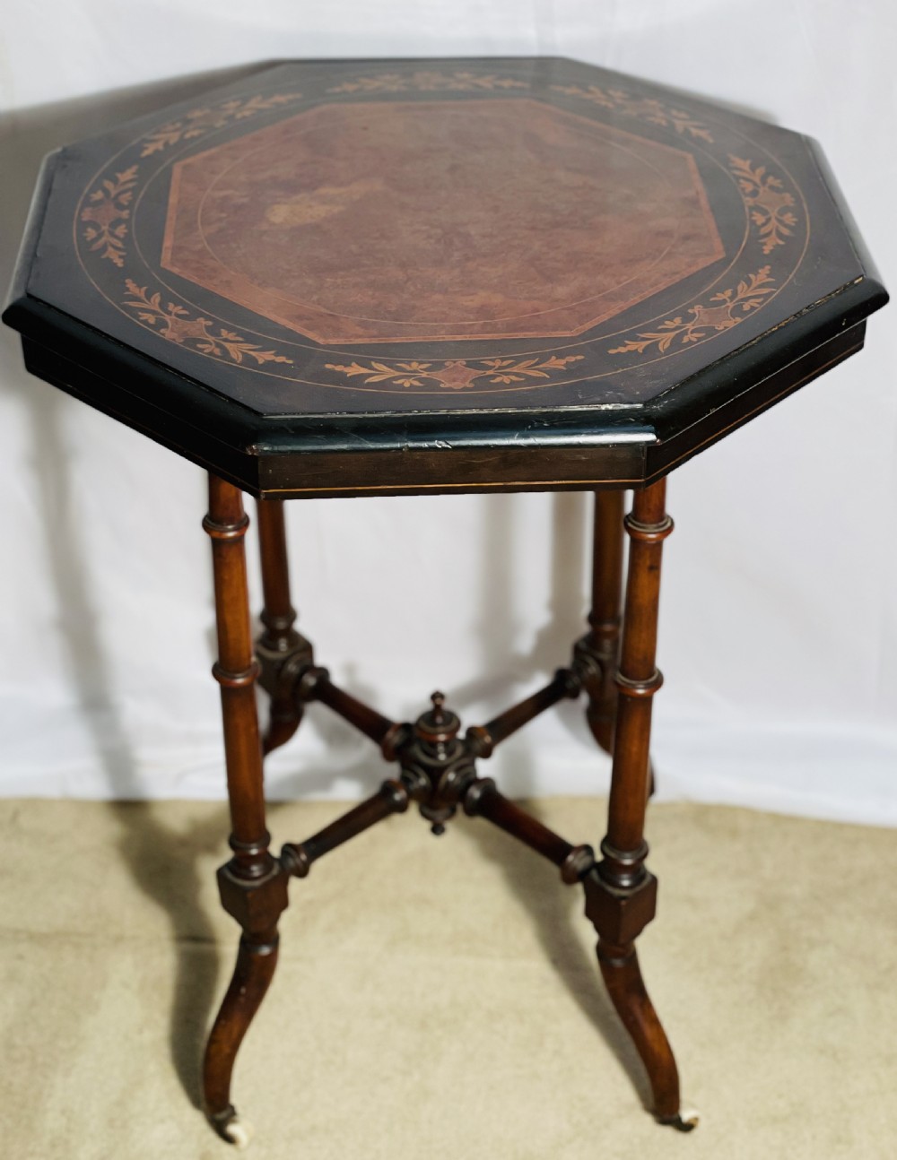 Victorian Inlaid Occasional Table View II