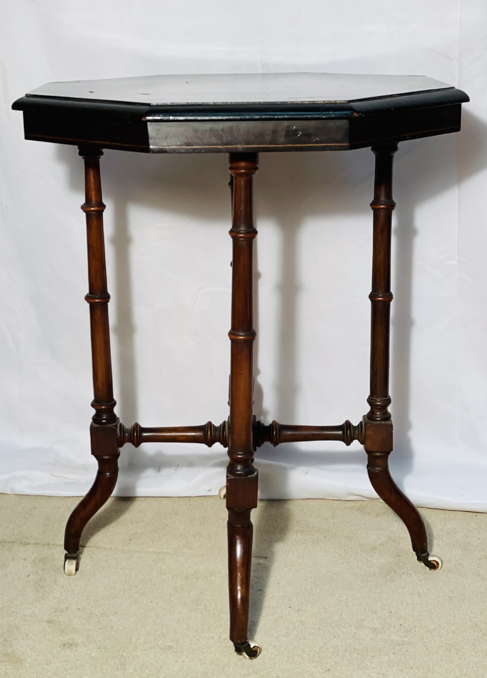 Victorian Inlaid Occasional Table View III