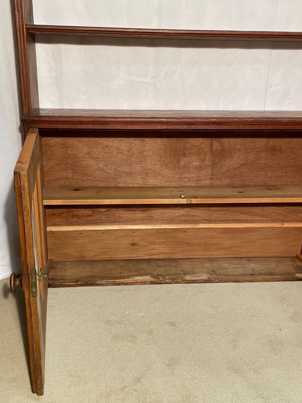 Pitch Pine Victorian Bookcase View X