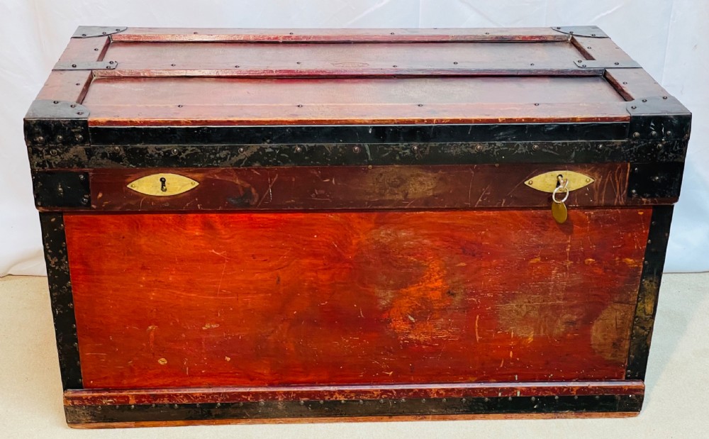 The Marshall Zinc Lined Campaign Trunk View III