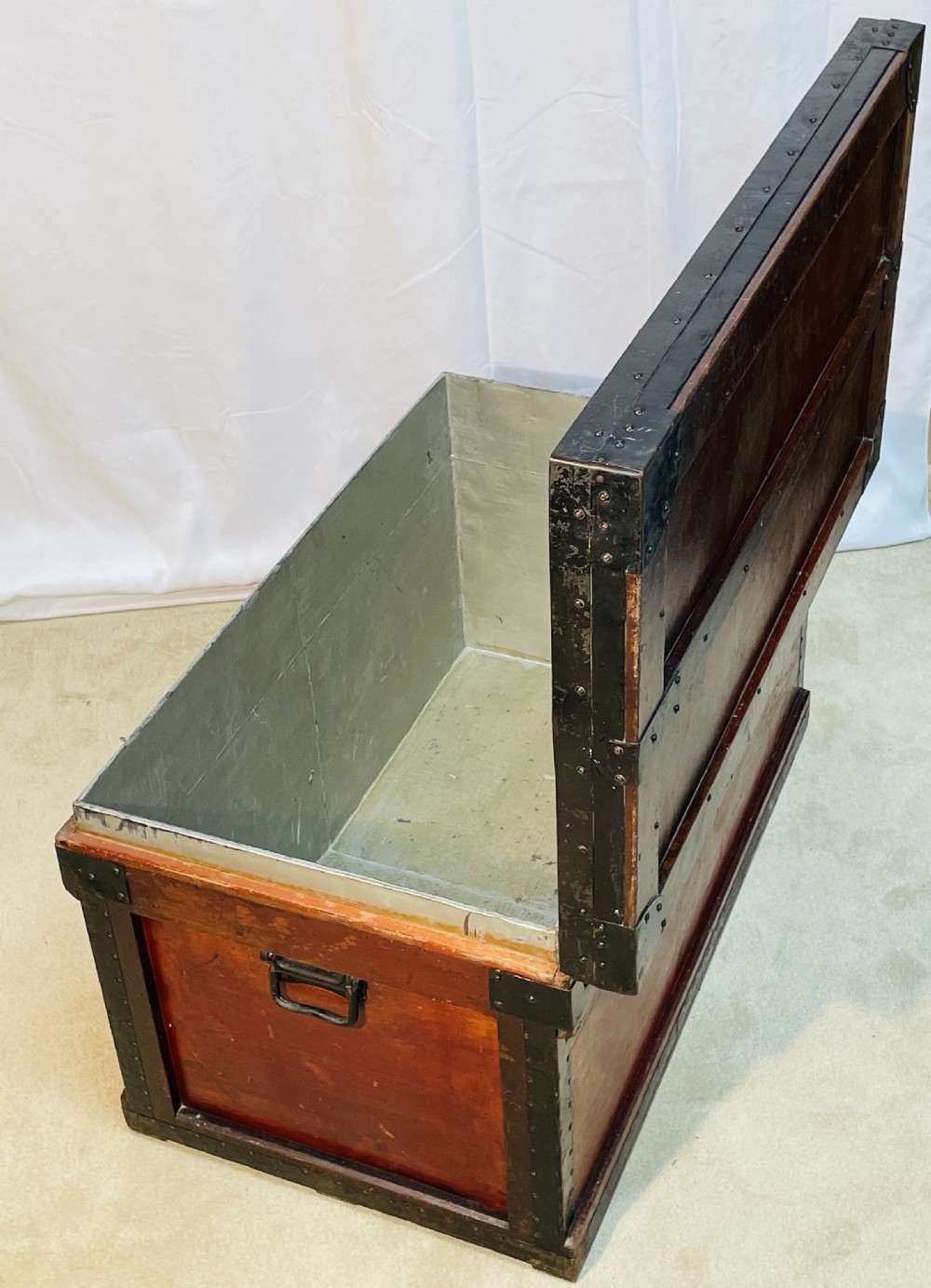 The Marshall Zinc Lined Campaign Trunk View IV