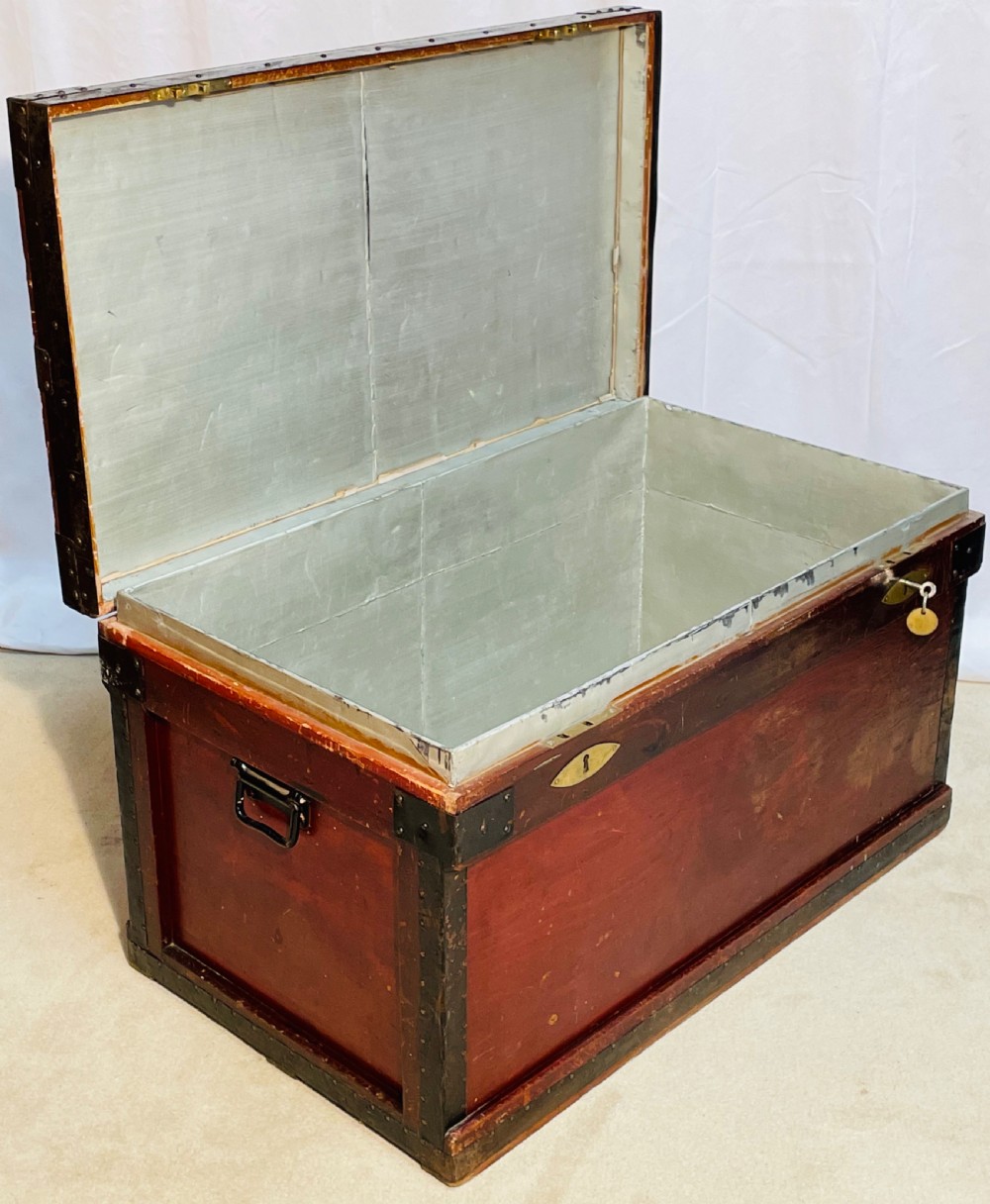 The Marshall Zinc Lined Campaign Trunk View XI