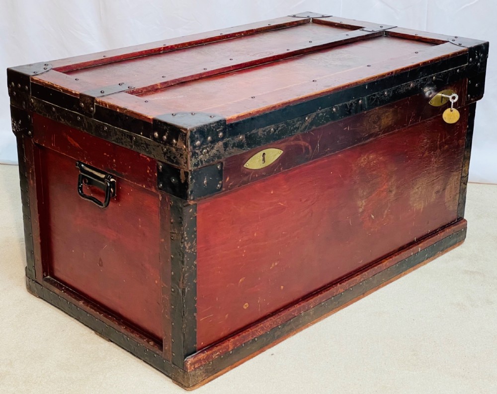 The Marshall Zinc Lined Campaign Trunk View XII