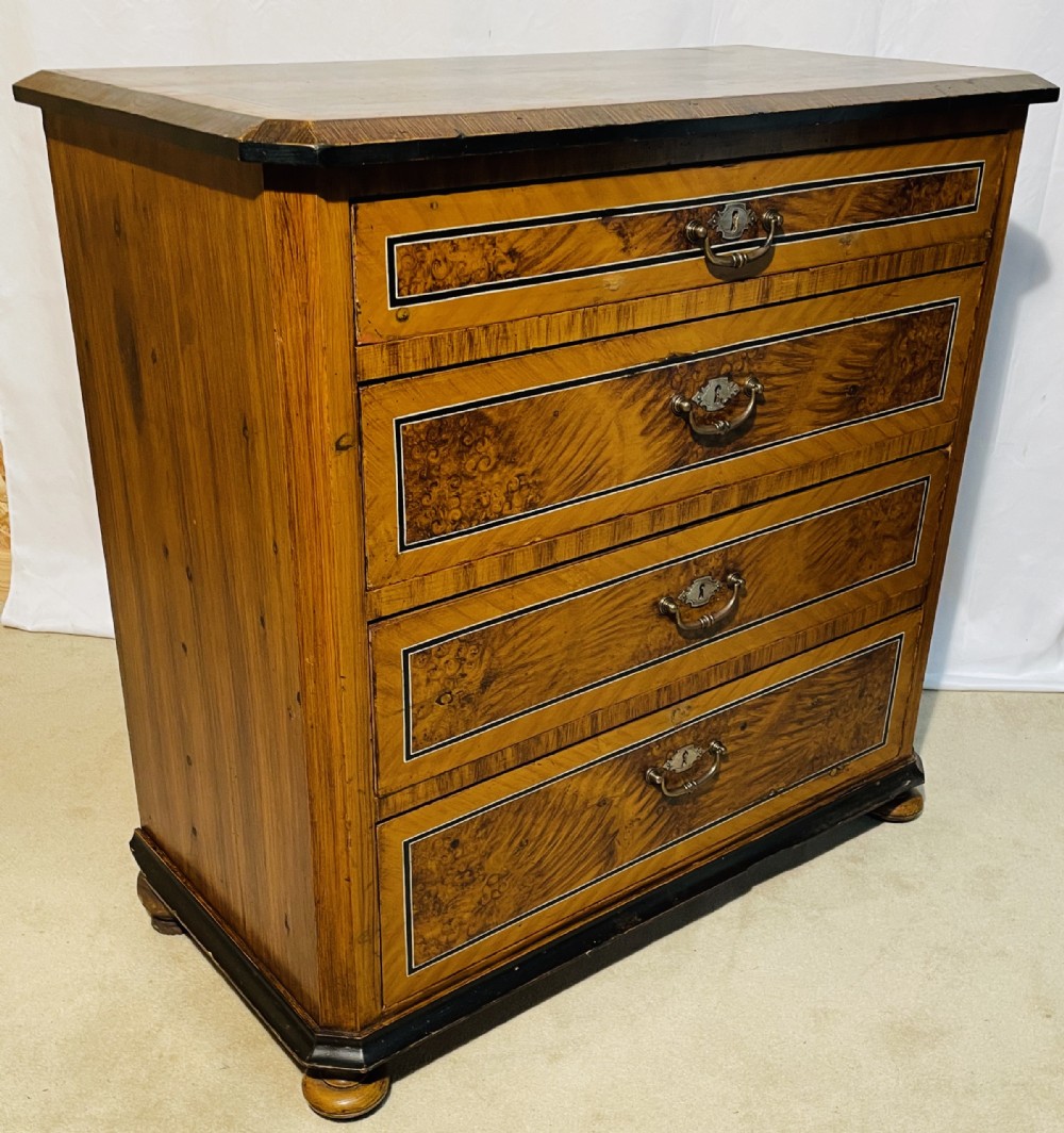 Victorian French Painted Pine Chest of Drawers