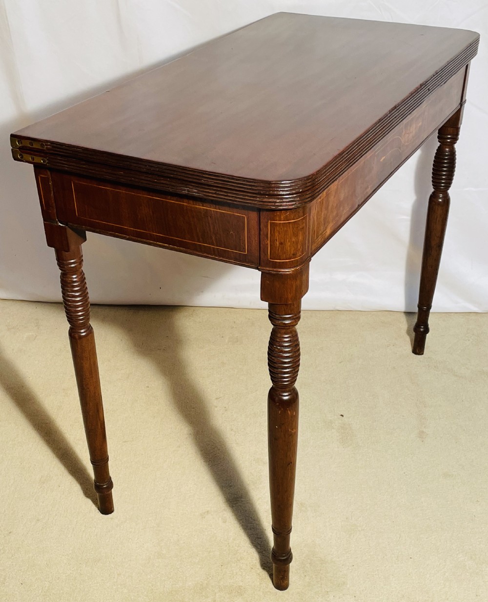 Pretty Georgian Fold Over Tea Table View III