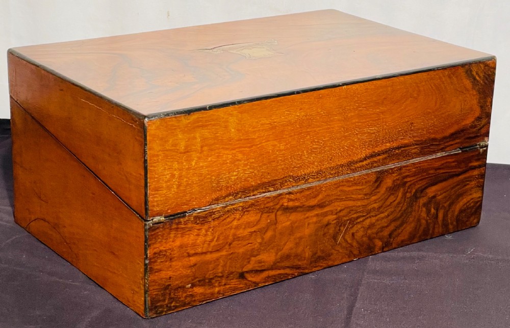 Victorian Walnut Travelling Lap Desk View IV