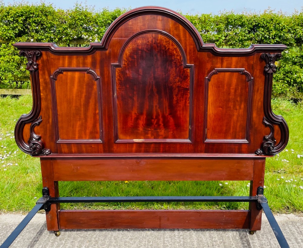 Victorian Mahogany Double Bed  View II