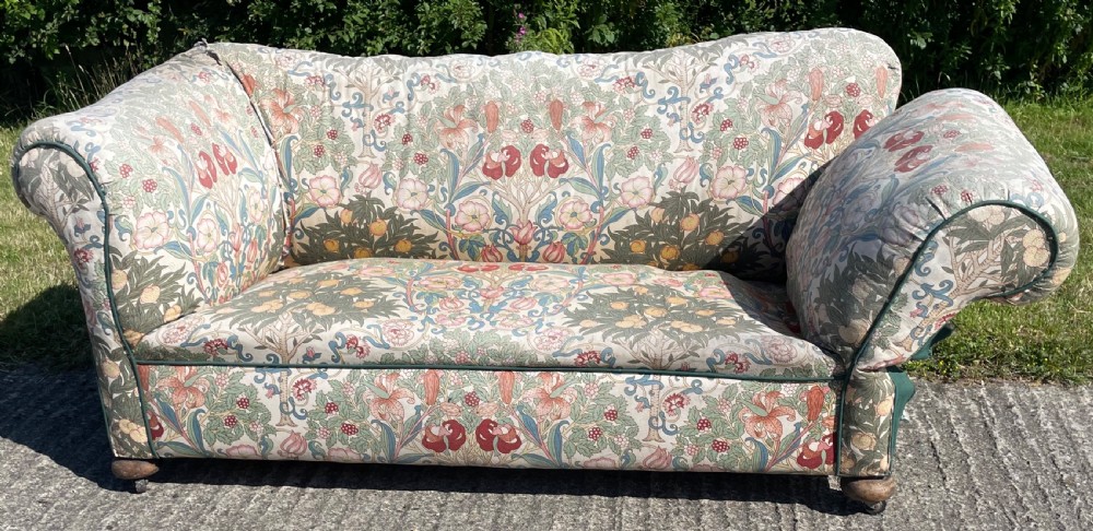 Victorian Drop End Sofa (Restoration Project) View XI