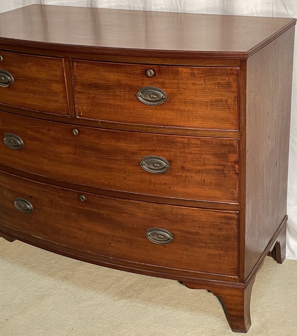 Late Regency Bow Front Chest of Drawers  View VIII