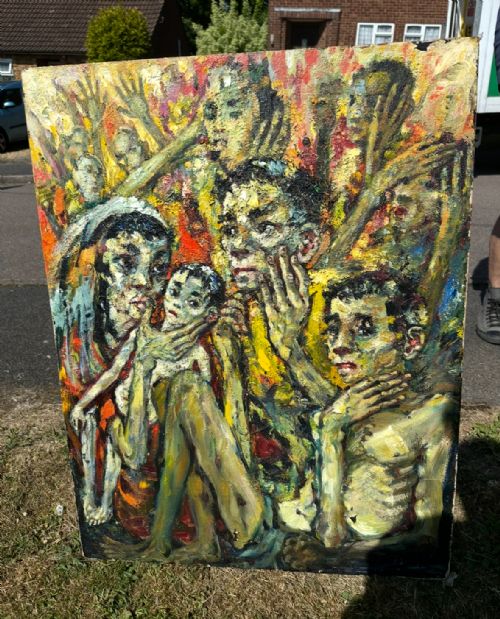 Oil on canvas painting by Heidi Schick