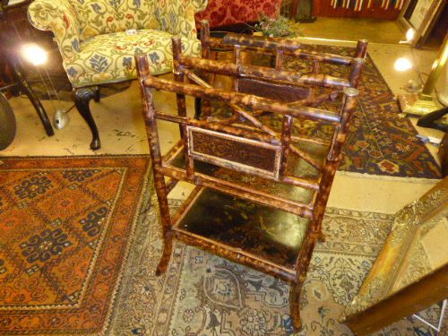 Victorian Bamboo Canterbury/newspaper Stand. C.1880.