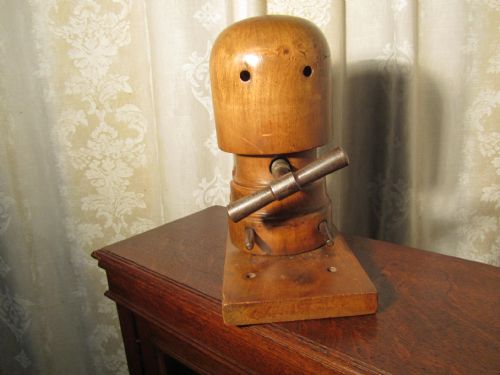 fig 1. Victorian Milliners Hat Stretcher, shop Display