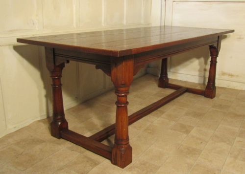 Antique Oak Refectory Dining Table