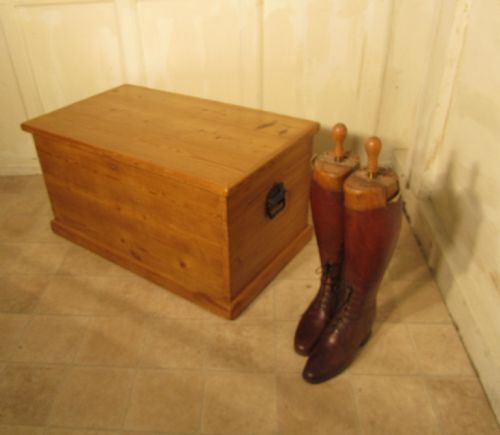 Large Victorian Pine Blanket Box or Coffee Table