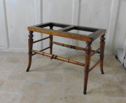 fig 1. A Victorian Mahogany Luggage Rack, Suitcase Stand
