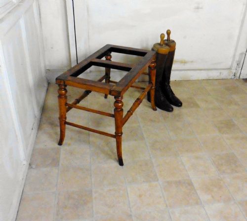 fig 2. A Victorian Mahogany Luggage Rack, Suitcase Stand