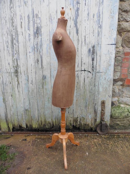 fig 1. An Original “French Bust Co.” Mannequin, Shop Display
