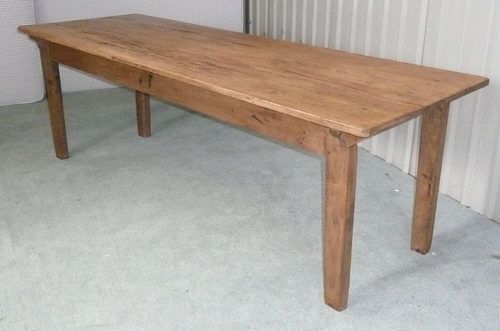 fig 1. A Large French Rustic Pine Table