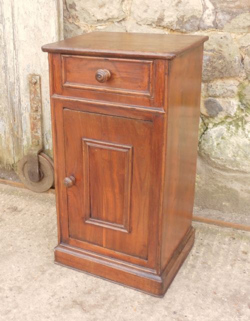 fig 2. French Chestnut Bedside Cupboard or Night Table