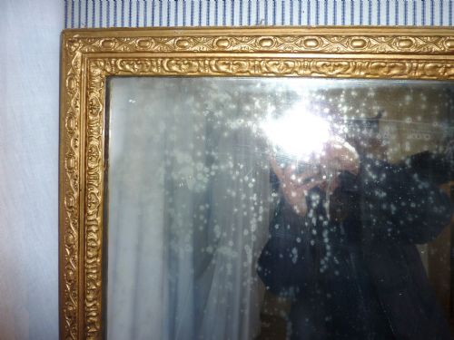 Large and Very Heavy Victorian Gold Wall Mirror