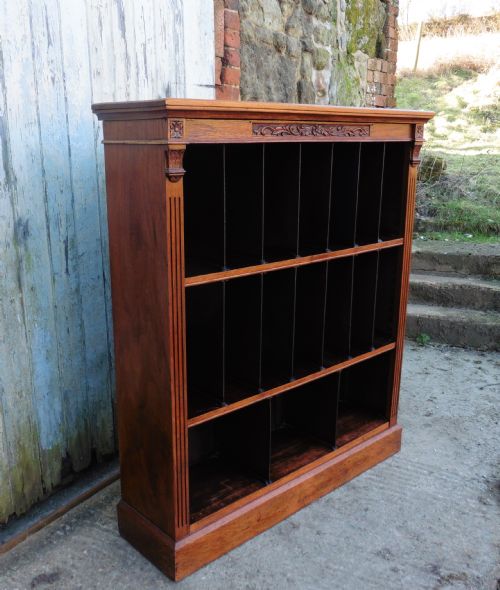 fig 1. Carved Walnut Bookcase