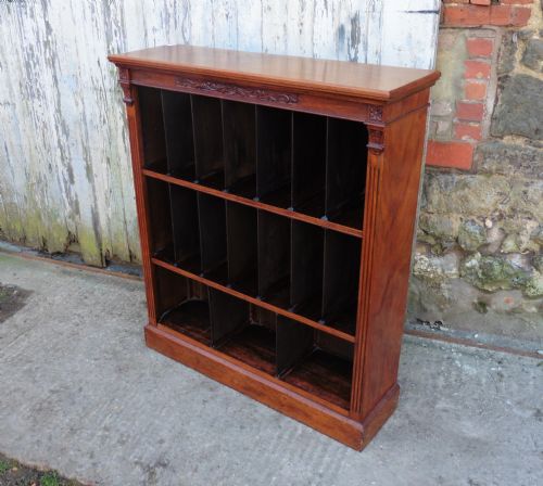 fig 2. Carved Walnut Bookcase