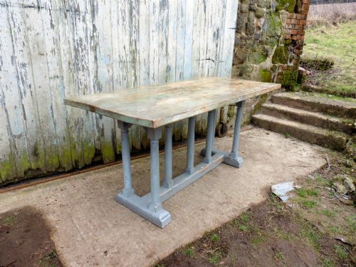 19th Century Barn Fresh Shabby Oak and Pine Centre Table