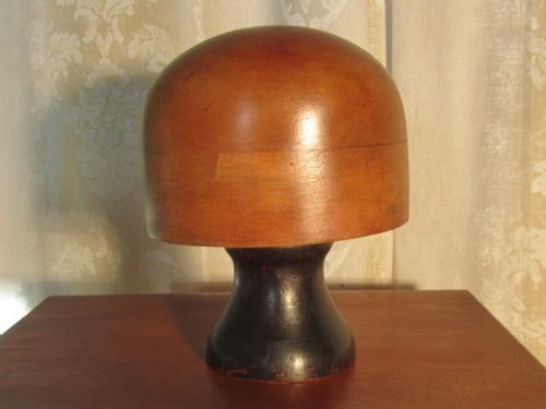 Vintage 19th Century French Hat Block Stand, Shop Display