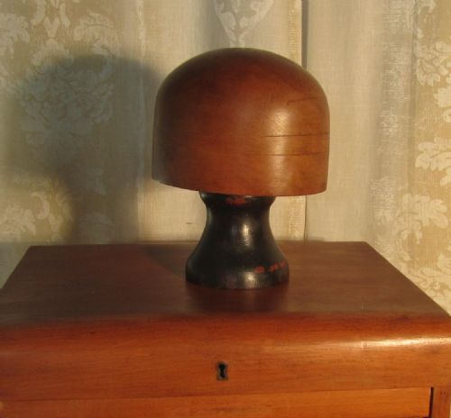 fig 2. Vintage 19th Century French Hat Block Stand, shop display