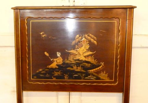 fig 2. A Superb Pair of Chinoiserie Art Deco Twin Beds