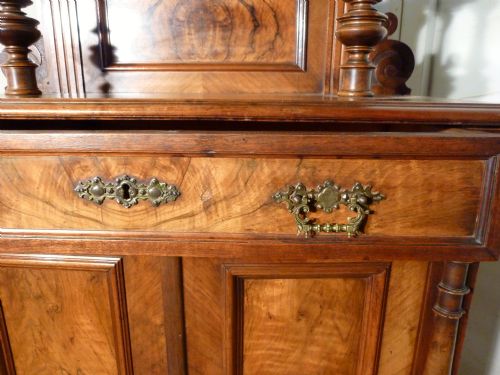 fig 2. French Walnut Hall Cupboard Chiffonier 