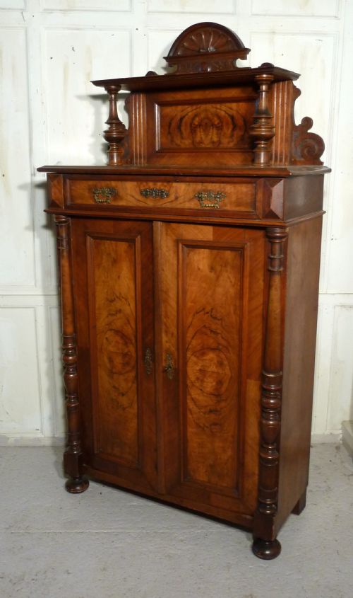 fig 3. French Walnut Hall Cupboard Chiffonier 