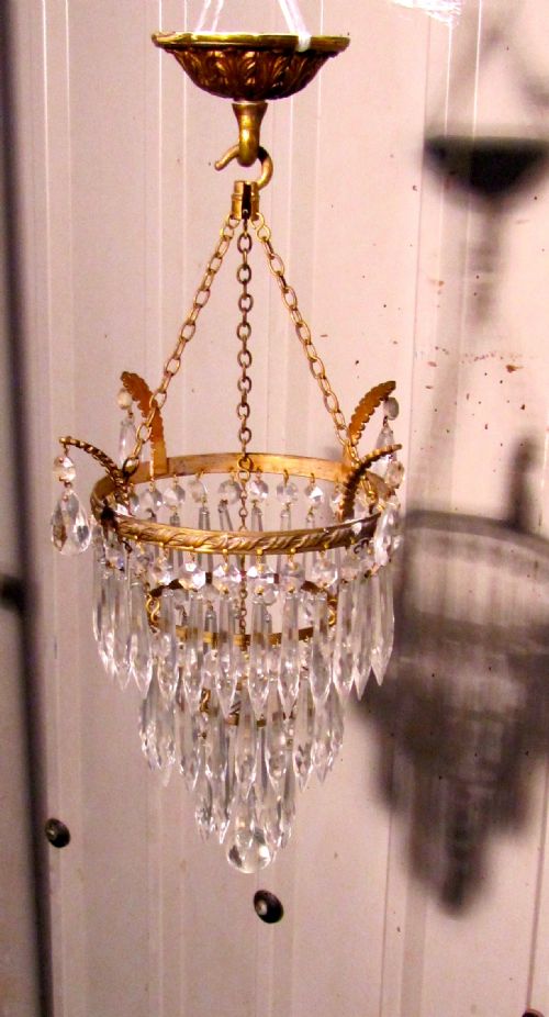 fig 1. A Charming Waterfall Tiered Pendant Chandelier,