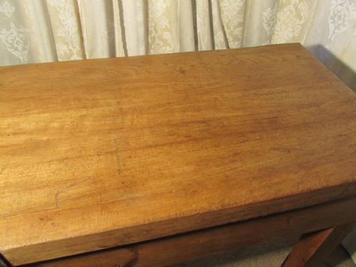fig 2. Large Butchers Cutting Table, Chopping Block Kitchen Island