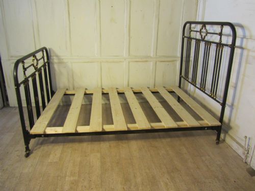 fig 2. French Brass and Iron ¾ Double Bed