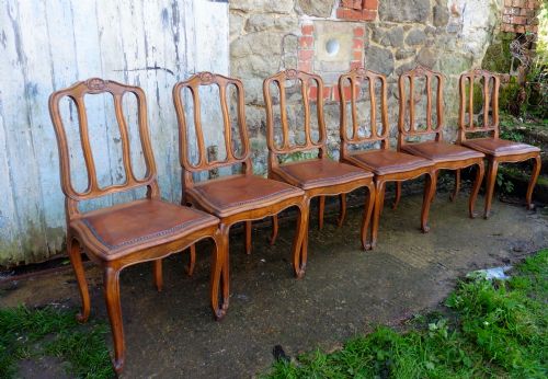 fig 2. Set of 6 French Dining Chairs