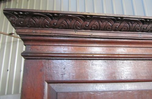 fig 3. A Large 18th Century Oak Housekeepers or Cloakroom Cupboard