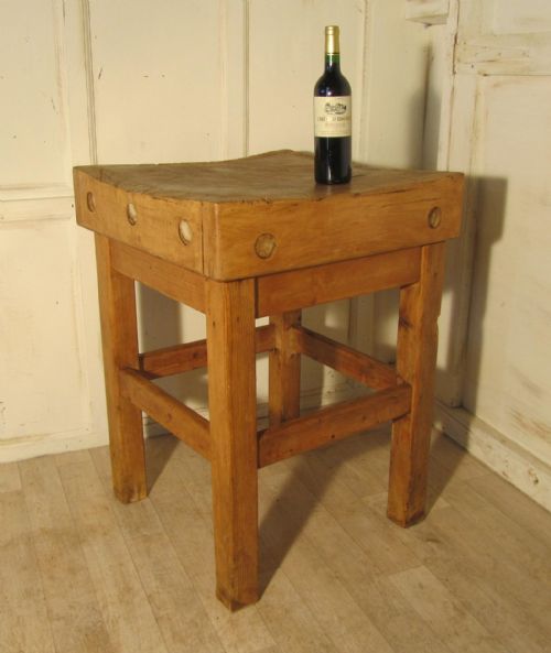 fig 2. Vintage Butchers Block